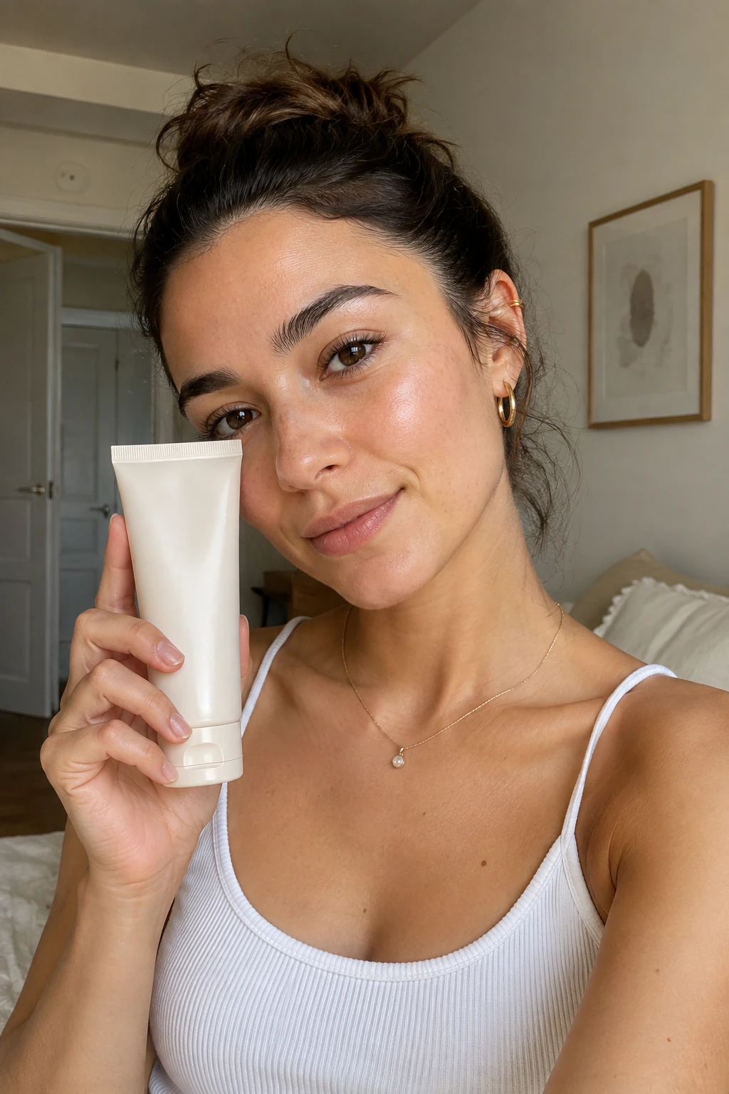 Skincare UGC-style spec still